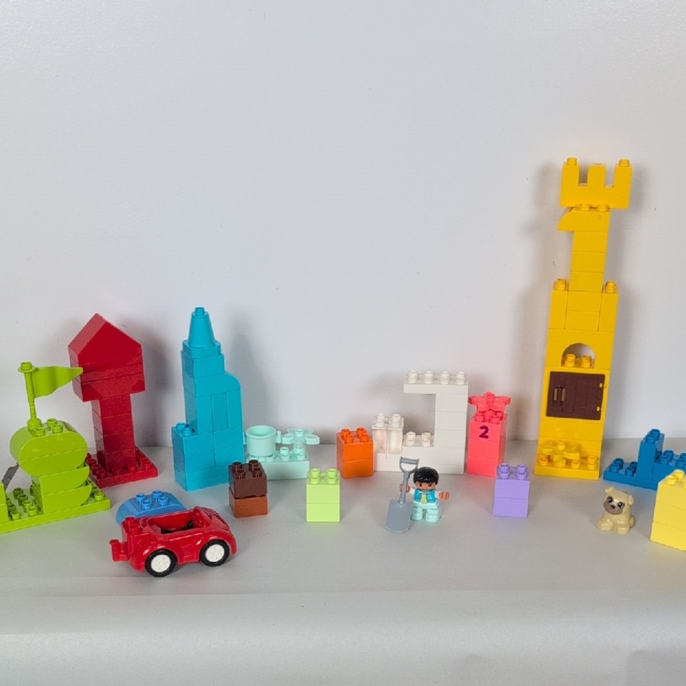 Lego Duplo Deluxe Brick Box Set (Incomplete)